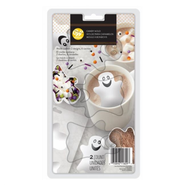 3D Candy Mould Hot Chocolate Ghosts